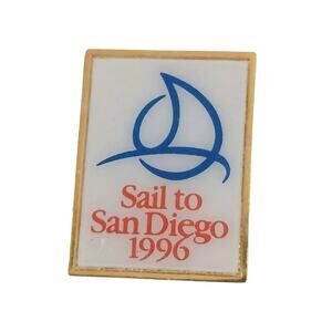 VTG Barlow SAIL to SAN DIEGO 1996 RNC Tac Lapel Boat Yacht New Republican Pin